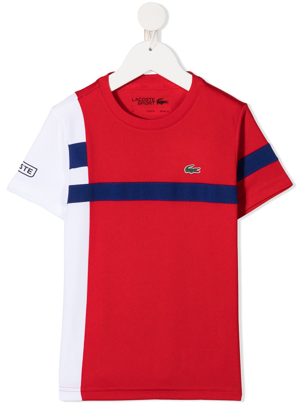 фото Lacoste kids футболка в стиле колор-блок