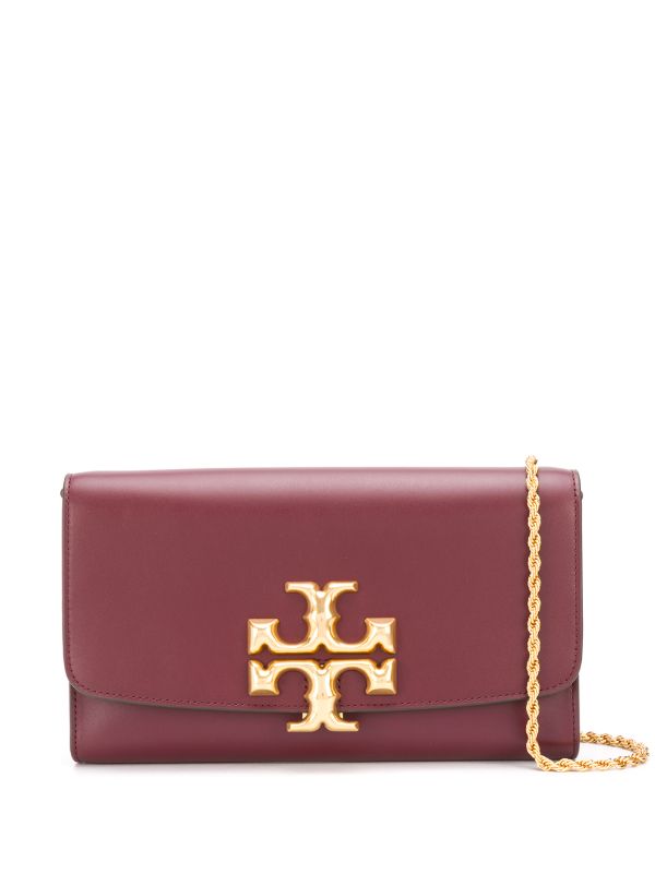 tory burch embellished leather shoulder bag