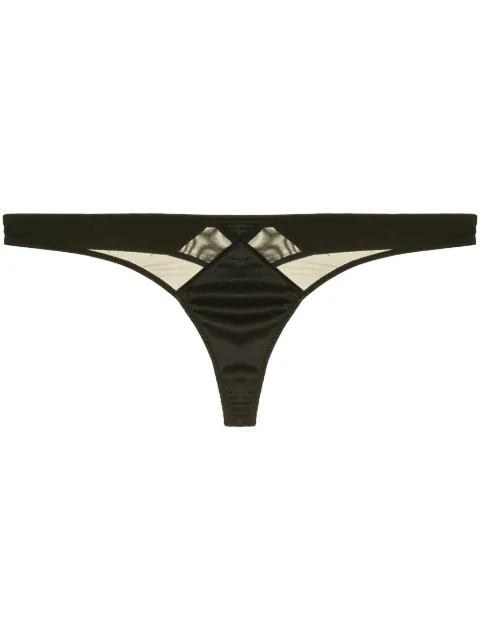 Fleur Du Mal Top Stitch thong