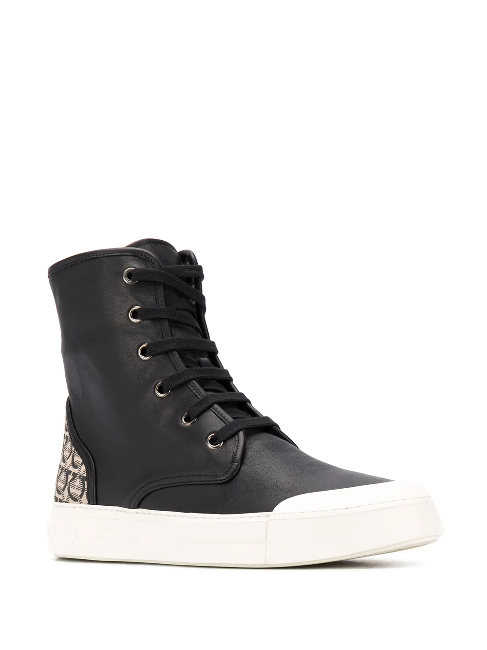Ferragamo botines con talón en contraste | Botas biker | Image 2