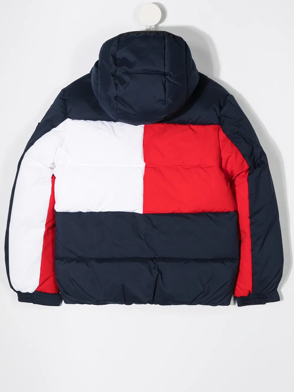 фото Tommy hilfiger junior куртка в стиле колор-блок с логотипом