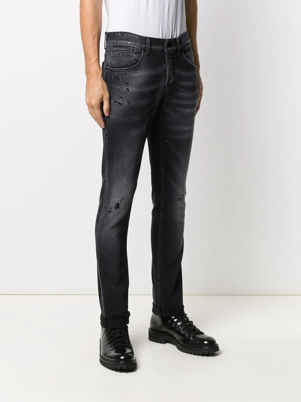 DONDUP Straight jeans Zwart