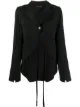 الصورة 1 من Ann Demeulemeester بليزر مضلع بصف أزرار