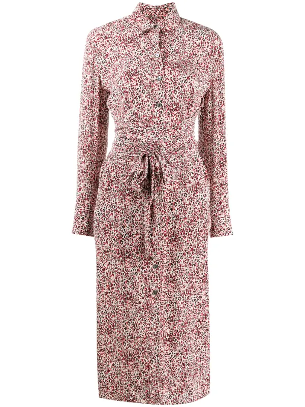 Equipment leopard-print Shirtdress 