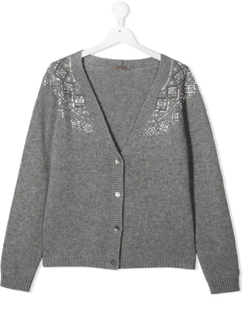 Ermanno Scervino Junior كارديغان مزين