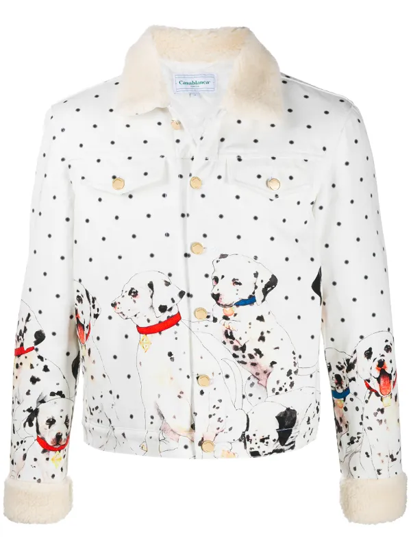 dalmatian print jacket