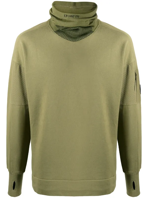 cp company khaki sweatshirt