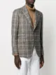 Gabriele Pasini check single-breasted blazer