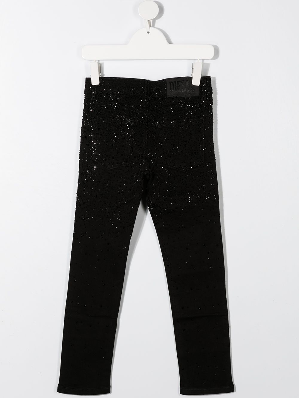 фото Diesel kids teen embellished straight-leg jeans