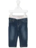 Levi's Kids elasticated logo band jeans - Blue