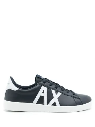 Armani Exchange Side logo-print low-top Sneakers - Farfetch