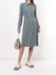 الصورة 2 من Valentino Pre-Owned قميص طويل بزينة أسطوانية
