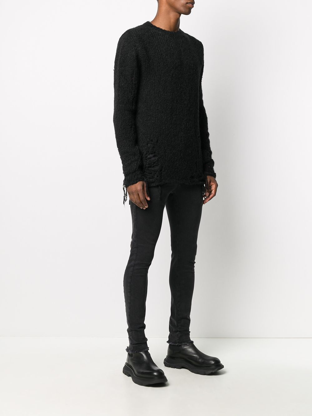 Thom Krom Distressed Jumper - Farfetch