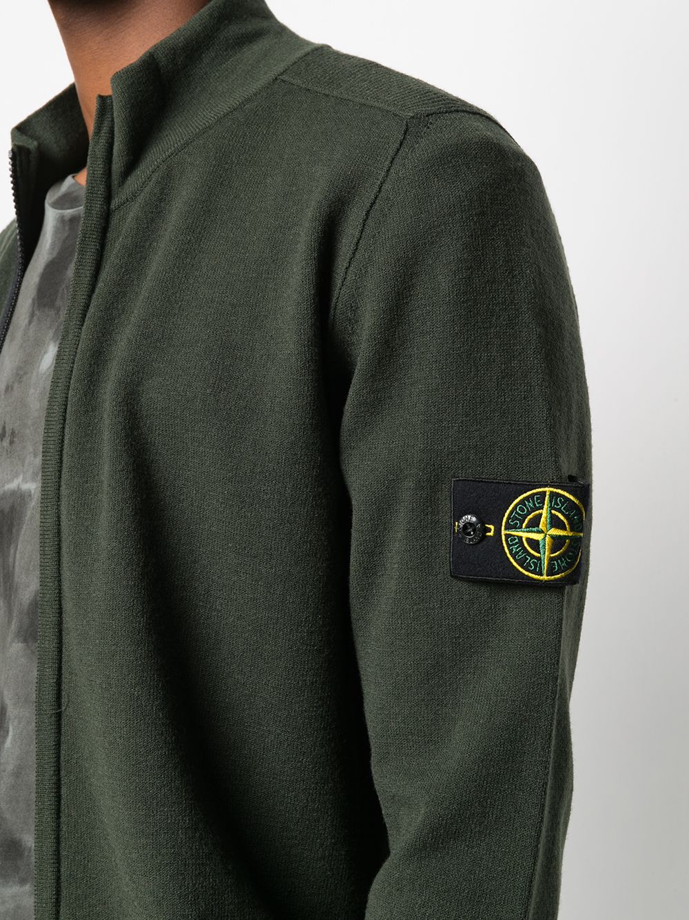 фото Stone island джемпер с нашивкой-логотипом