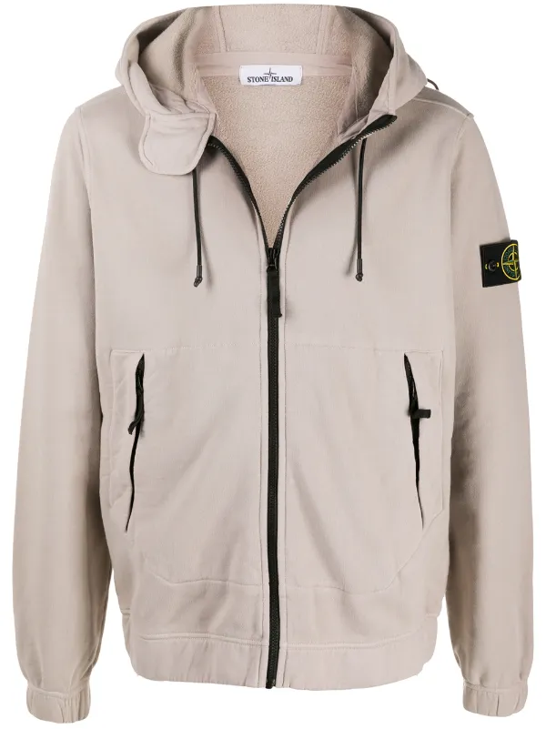 stone island hoodie farfetch