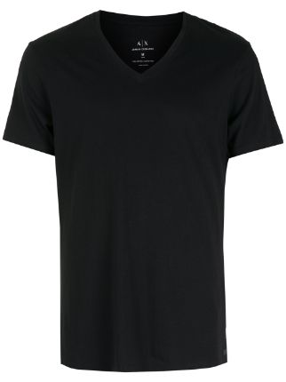 Armani Exchange Basic V neck T shirt Farfetch