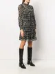 Pinko polka-dot midi dress