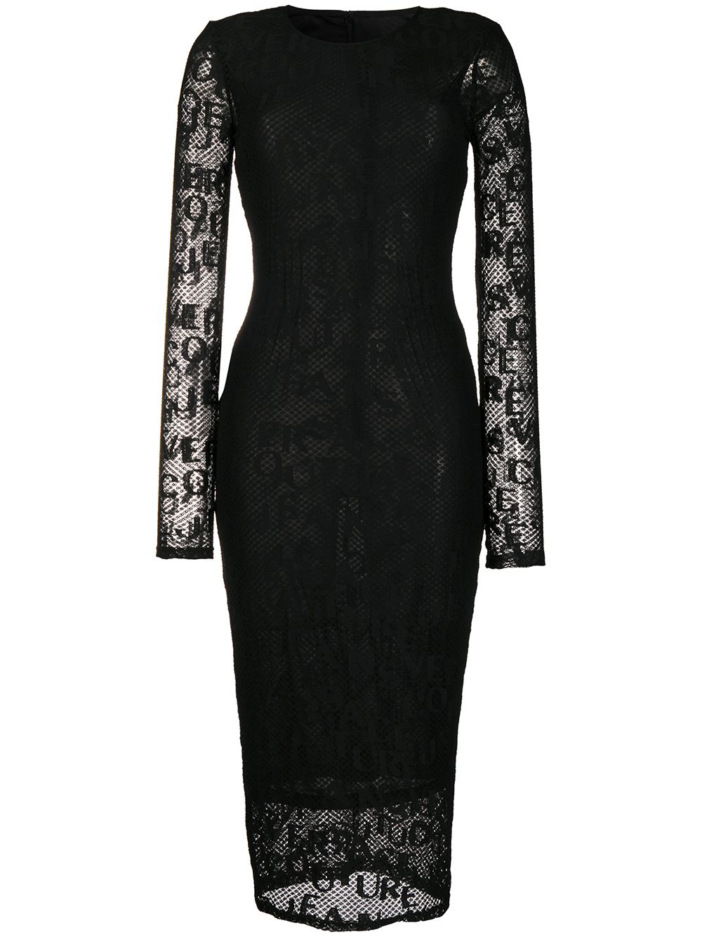 фото Versace jeans couture облегающее платье с логотипом