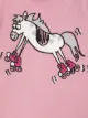 Stella McCartney Kids horse on roller skates-print T-shirt