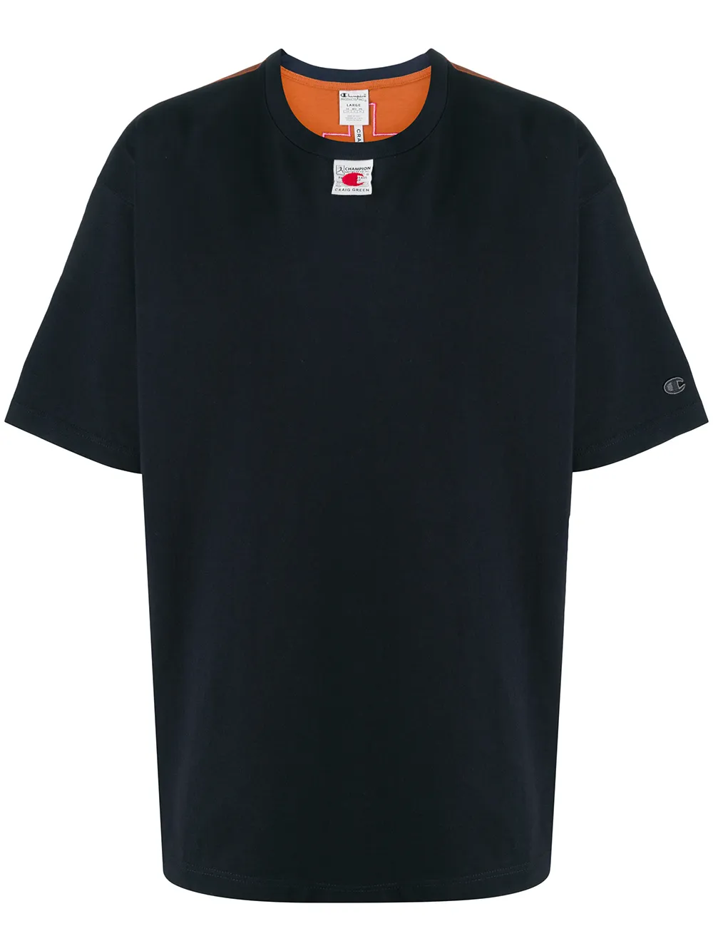Craig Green футболка с аппликацией на спине