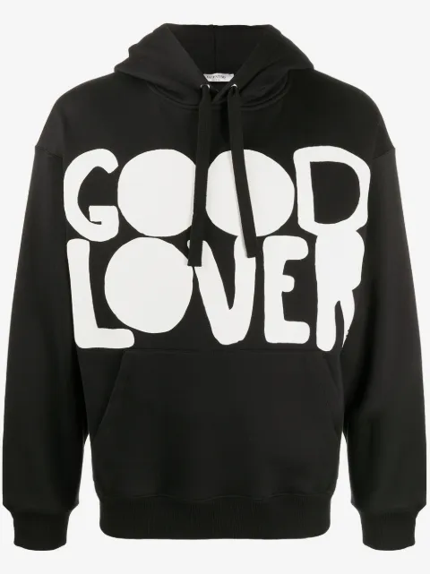 Valentino Garavani lettering-print hoodie