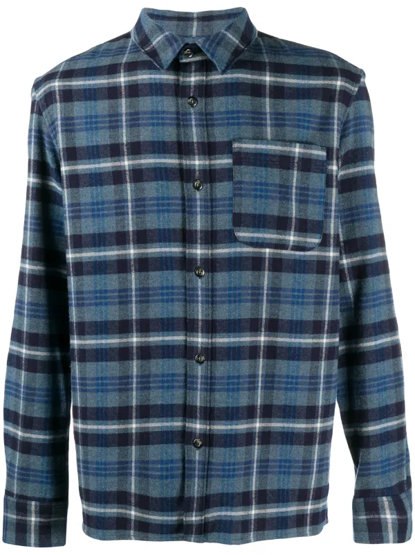 A P C チェック シャツ 通販 Farfetch