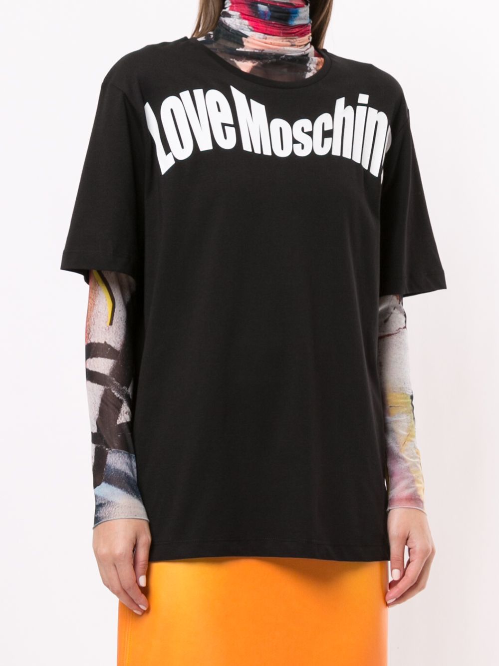 фото Love moschino футболка с логотипом