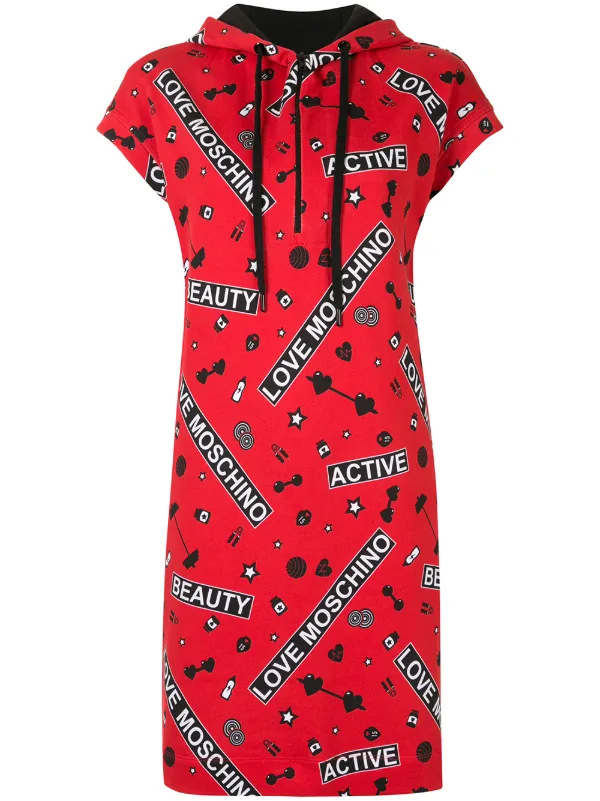 love moschino red dress