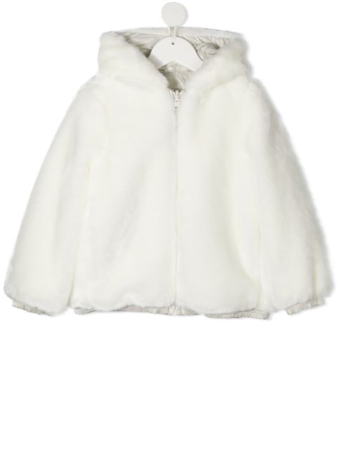 Simonetta faux fur hooded jacket