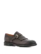 Image 2 of Santoni burnished leather monk shoes