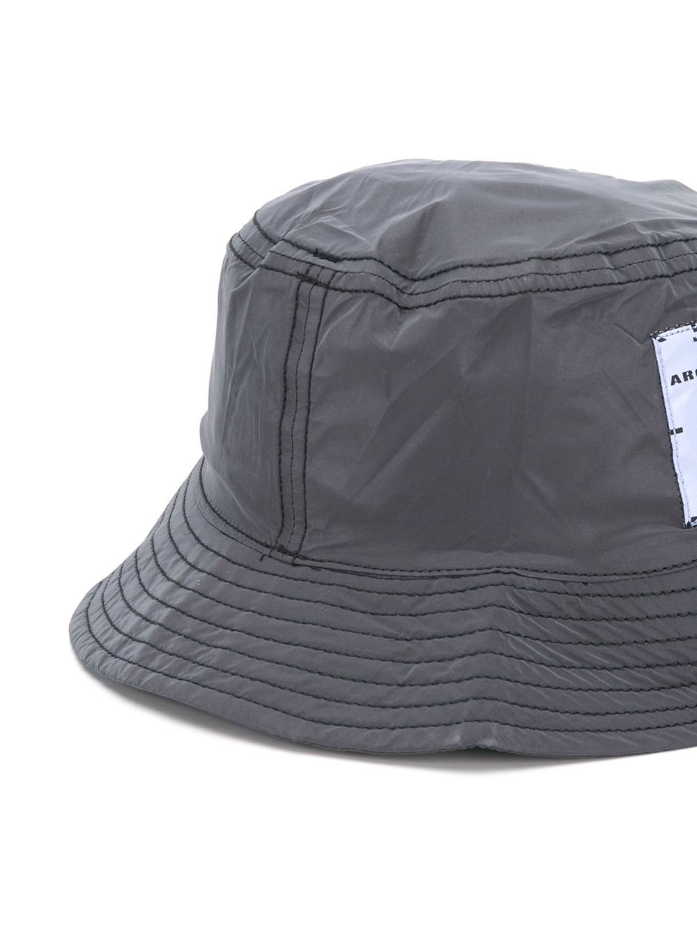 фото Mcq swallow reflective logo-patch bucket hat