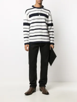 stripe knitted jumper展示图