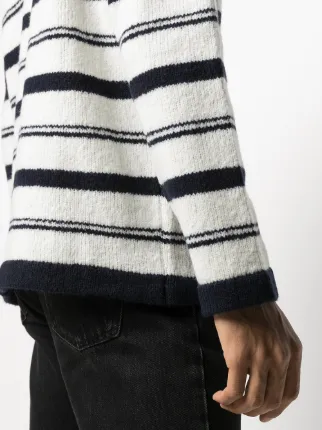 stripe knitted jumper展示图