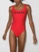 Image 2 of More Joy Special logo print swimsuit