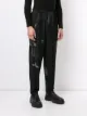 Yohji Yamamoto graphic print straight leg trousers