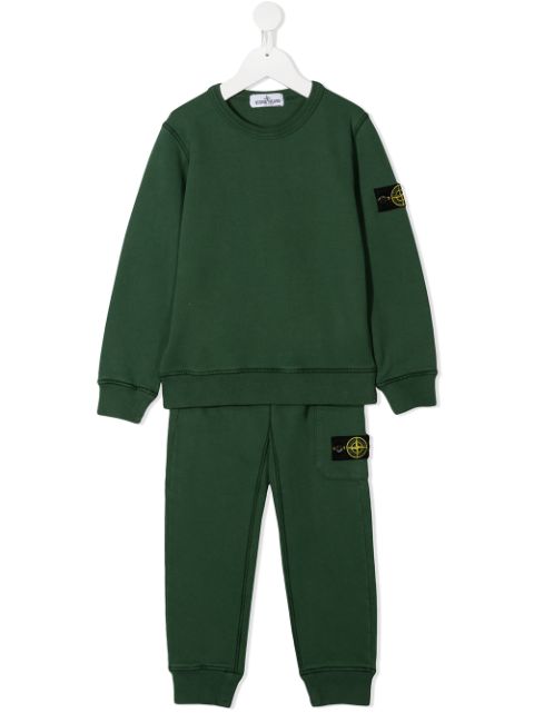 khaki stone island tracksuit