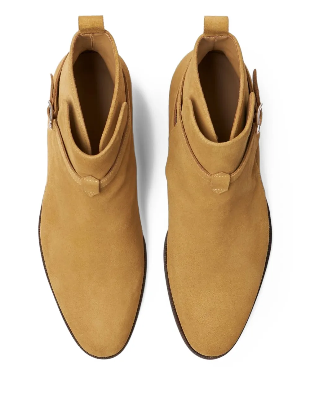 Scarosso Suède enkellaarzen Beige