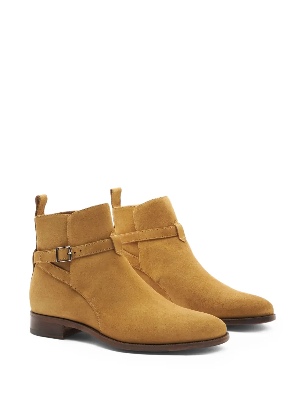 Scarosso Suède enkellaarzen Beige