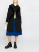Image 2 of Comme Des Garçons Comme Des Garçons contrast cross pea coat