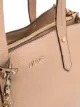 LIU JO faux leather shopping tote