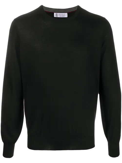 Pull à bords nervurés - Brunello Cucinelli - Modalova