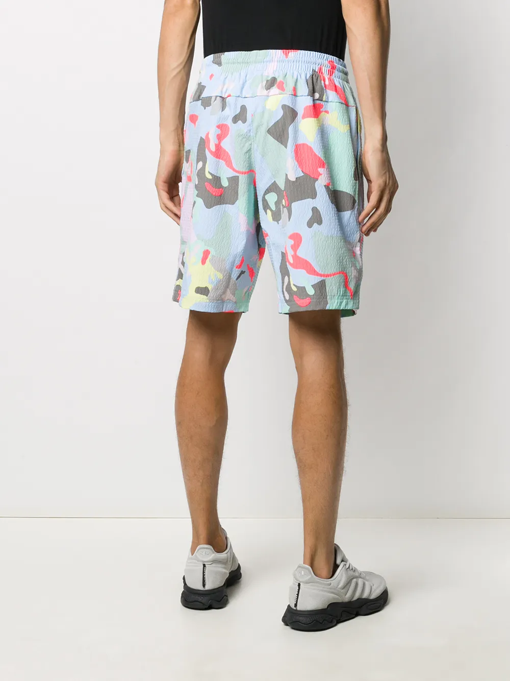 adidas Shorts met all-over print Blauw
