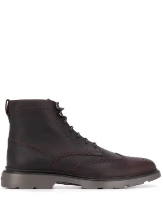 Hogan lace up Ankle Boots Farfetch