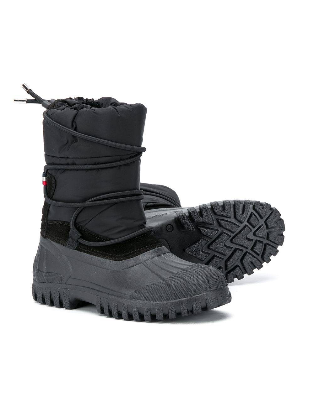 фото Moncler kids teen drawstring snow boots