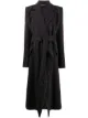 Image 1 of Ann Demeulemeester striped belted coat