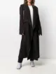 Image 2 of Ann Demeulemeester striped belted coat