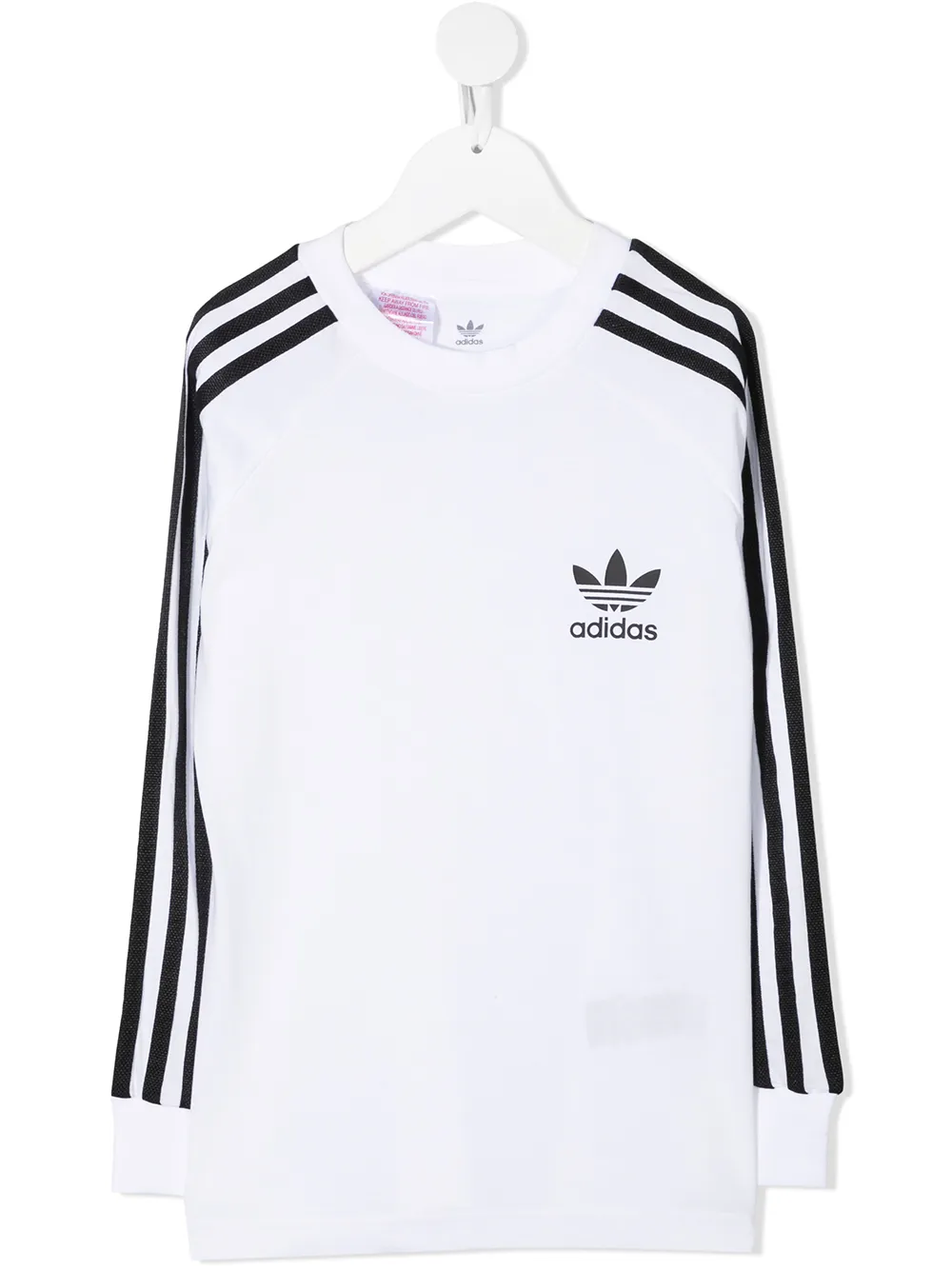 adidas Kids футболка с контрастными полосками