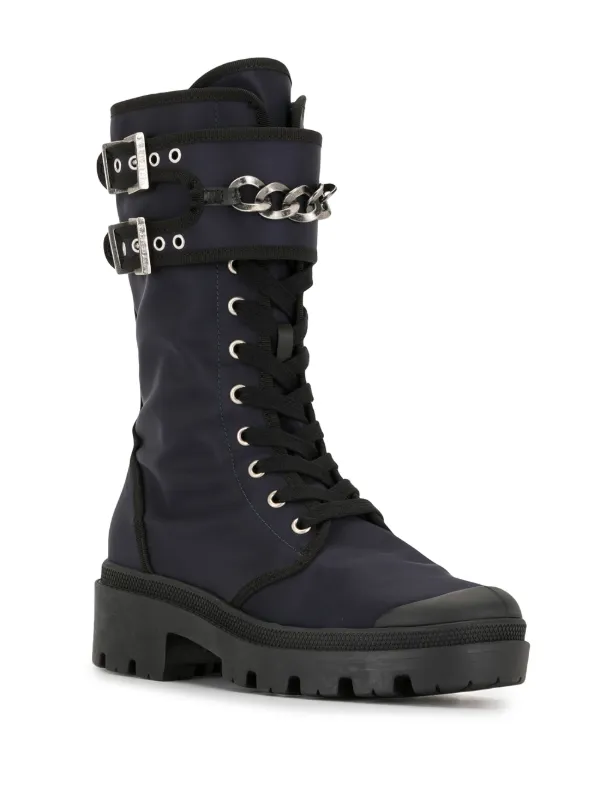 Lace up mid calf booties new arrivals