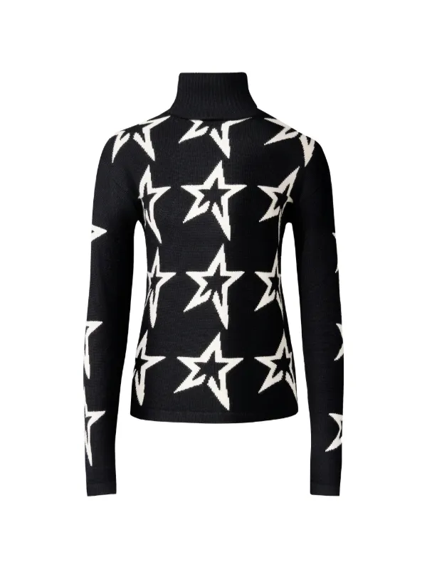 Perfect Moment Star Dust Sweater in Black