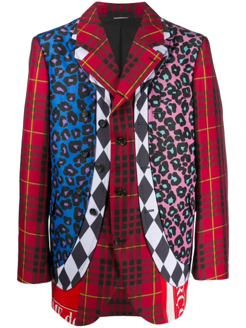 Comme Des Garçons Homme Plus جاكيت بنقوش متعددة